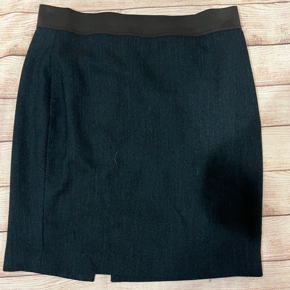 Express teal pencil skirt with elastic waist And Side zipper Size 12 - Picture 1 of 7